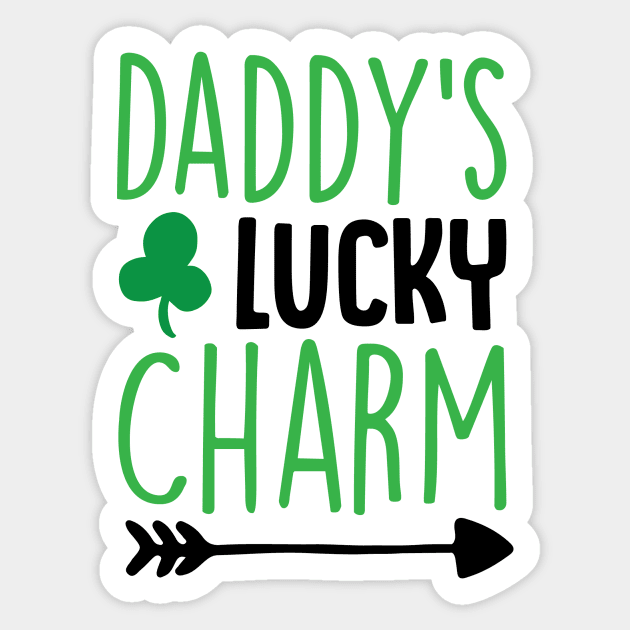 Daddy's Lucky Charm Sticker by greenoriginals